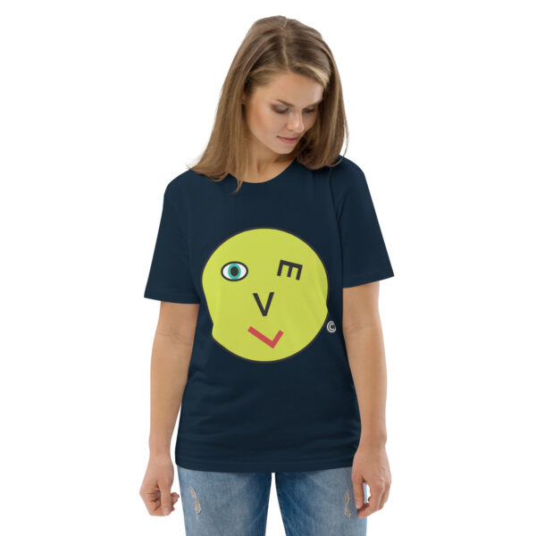 Love Smiley Face | Unisex organic cotton t-shirt - Image 14