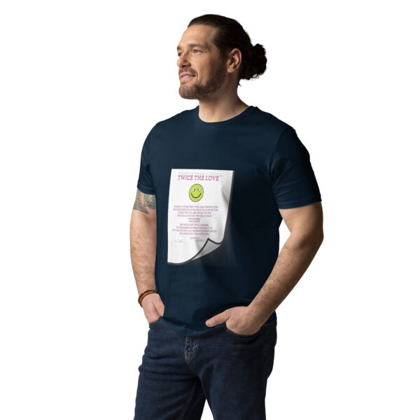 Twice The Love organic cotton t-shirt Unisex - Image 9