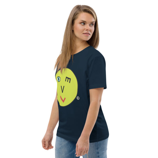 Love Smiley Face | Unisex organic cotton t-shirt - Image 17