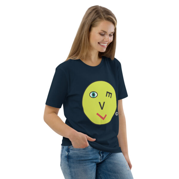 Love Smiley Face | Unisex organic cotton t-shirt - Image 18