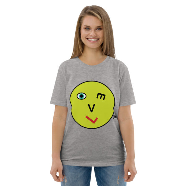 Love Smiley Face | Unisex organic cotton t-shirt - Image 77