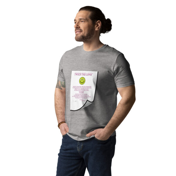 Twice The Love organic cotton t-shirt Unisex - Image 33