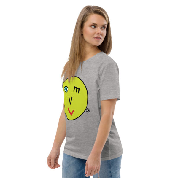 Love Smiley Face | Unisex organic cotton t-shirt - Image 81