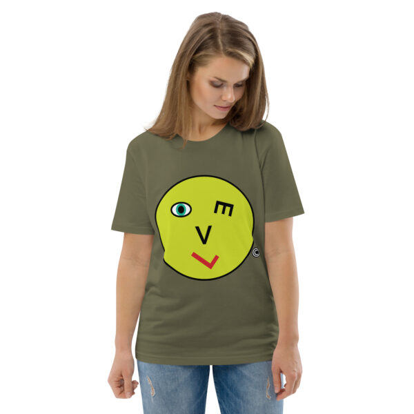 Love Smiley Face | Unisex organic cotton t-shirt - Image 62