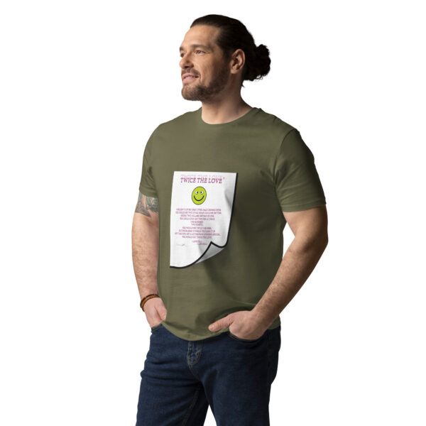 Twice The Love organic cotton t-shirt Unisex - Image 27