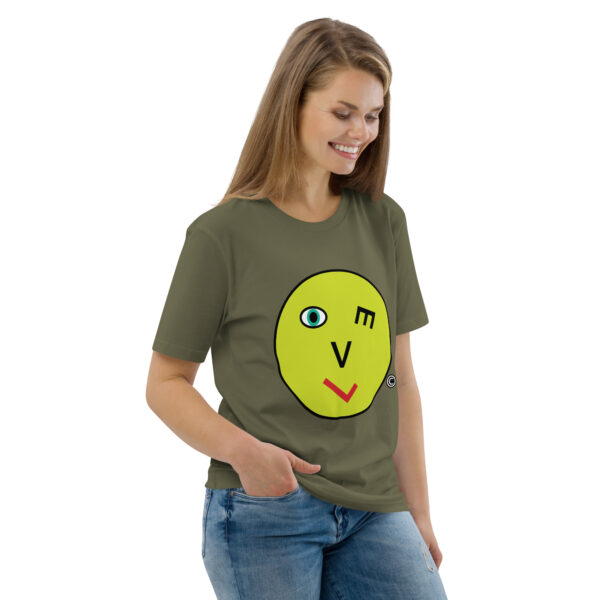 Love Smiley Face | Unisex organic cotton t-shirt - Image 66