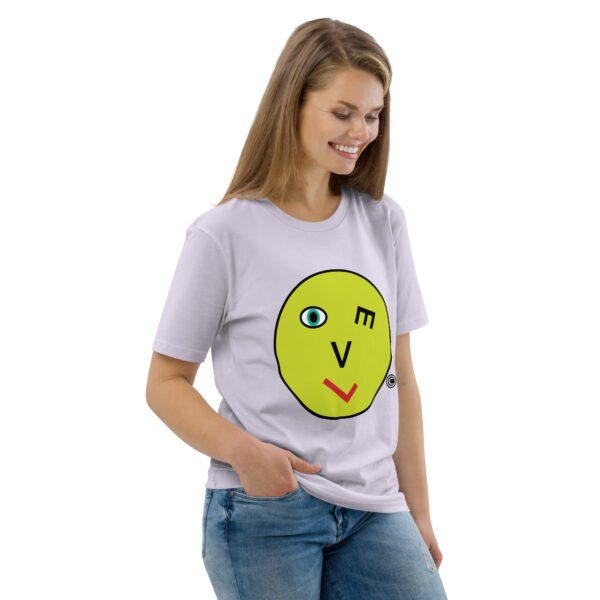Love Smiley Face | Unisex organic cotton t-shirt - Image 114