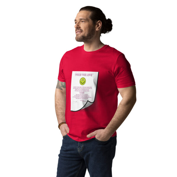Twice The Love organic cotton t-shirt Unisex - Image 21