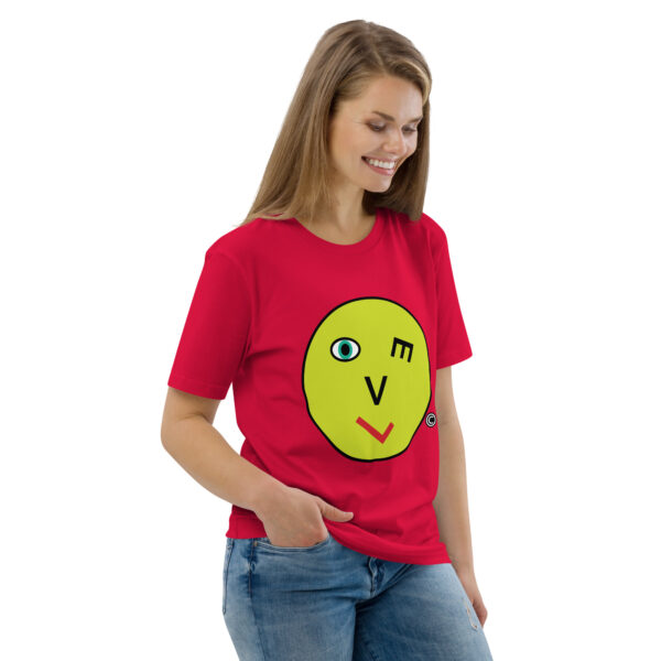 Love Smiley Face | Unisex organic cotton t-shirt - Image 50