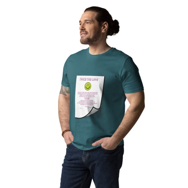 Twice The Love organic cotton t-shirt Unisex - Image 24
