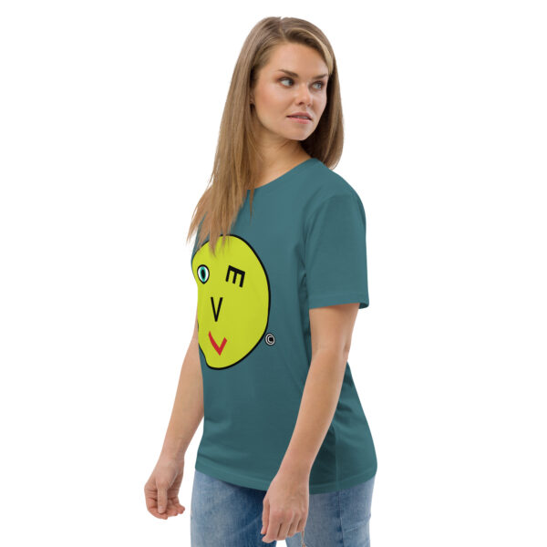 Love Smiley Face | Unisex organic cotton t-shirt - Image 57