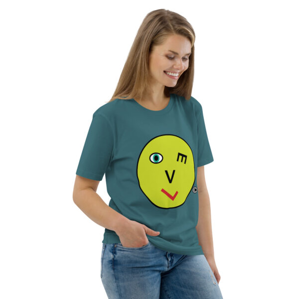 Love Smiley Face | Unisex organic cotton t-shirt - Image 58