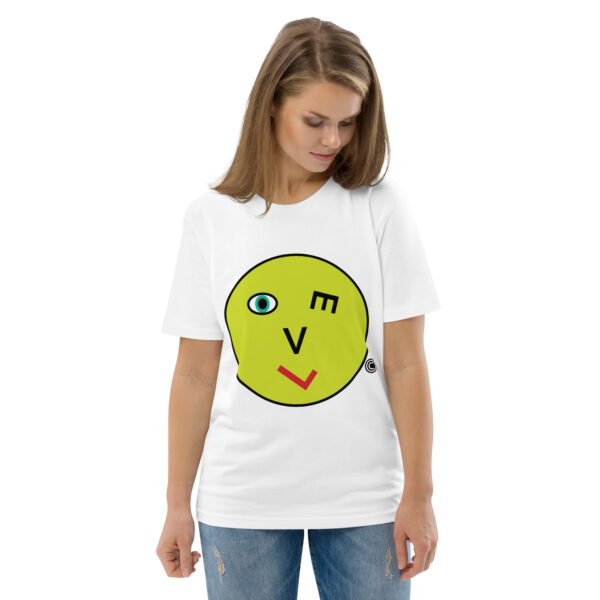 Love Smiley Face | Unisex organic cotton t-shirt - Image 118