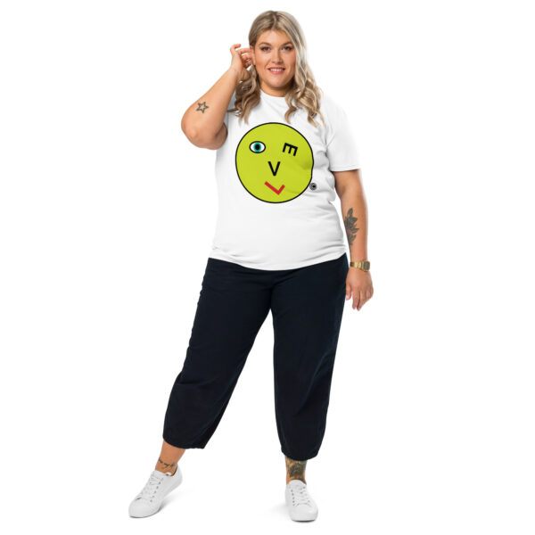 Love Smiley Face | Unisex organic cotton t-shirt - Image 4