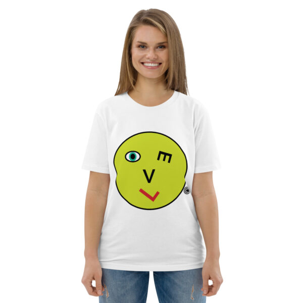 Love Smiley Face | Unisex organic cotton t-shirt - Image 117