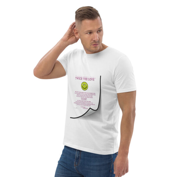 Twice The Love organic cotton t-shirt Unisex - Image 5
