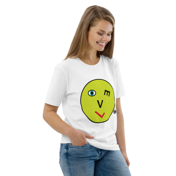 Love Smiley Face | Unisex organic cotton t-shirt - Image 122