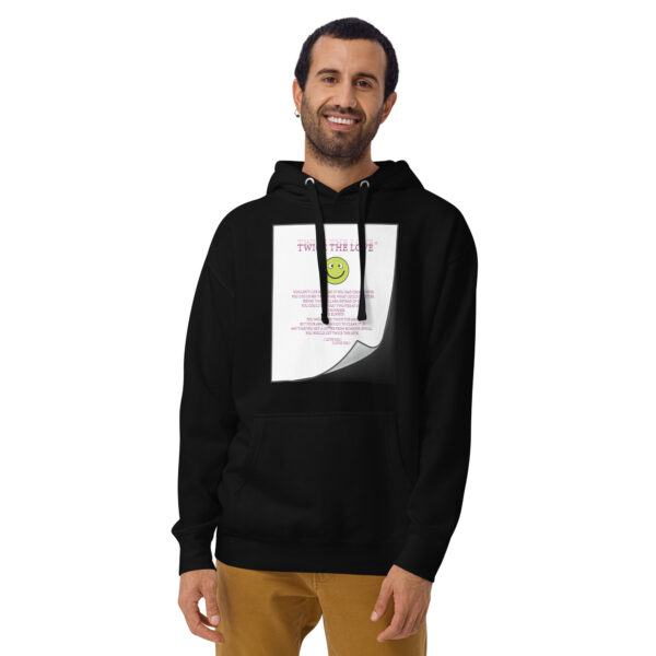 Twice the Love Unisex Premium Hoodie - Image 4
