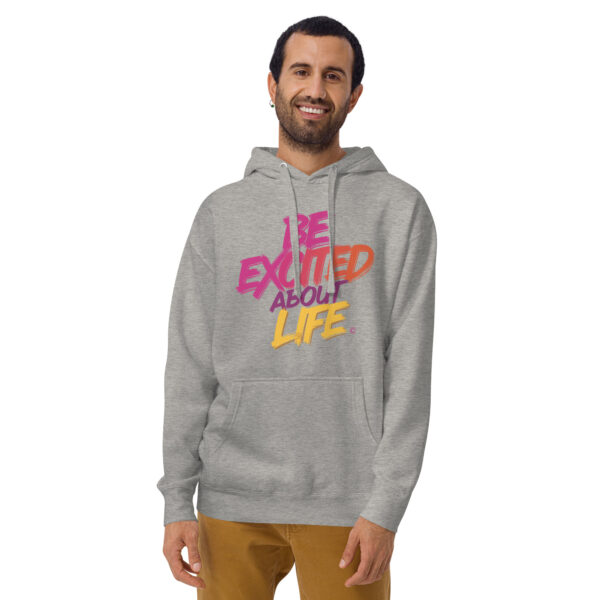 Be Excited About Life Unisex Premium Hoodie - Image 13