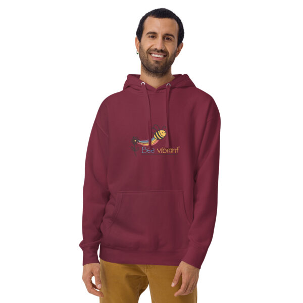 Bee Vibrant Unisex Premium Hoodie - Image 7