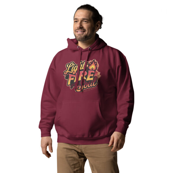 Light Fire in Your Soul Unisex Premium Hoodie - Image 9