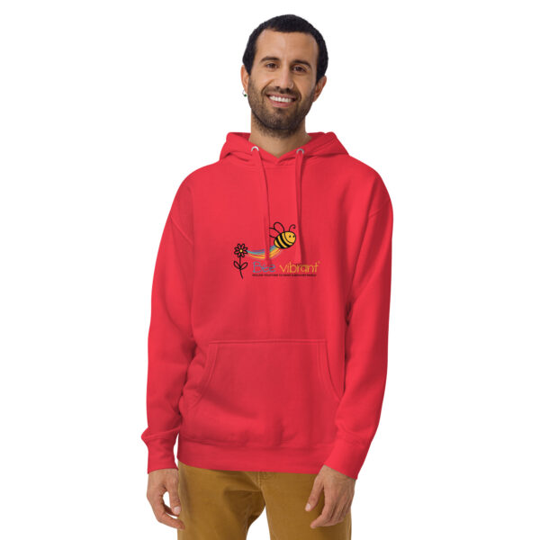 Bee Vibrant Unisex Premium Hoodie - Image 14