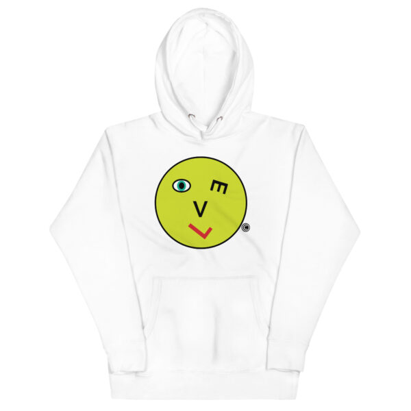 Love Smiley Face Unisex Premium Hoodie - Image 2