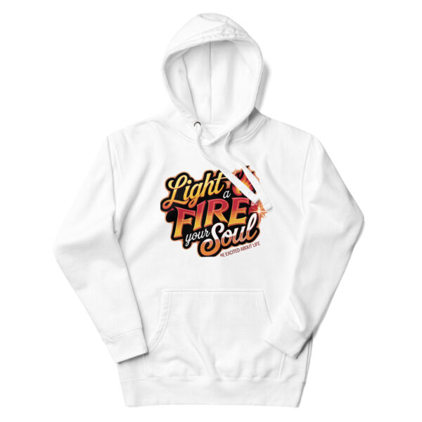 Light Fire in Your Soul Unisex Premium Hoodie - Image 3