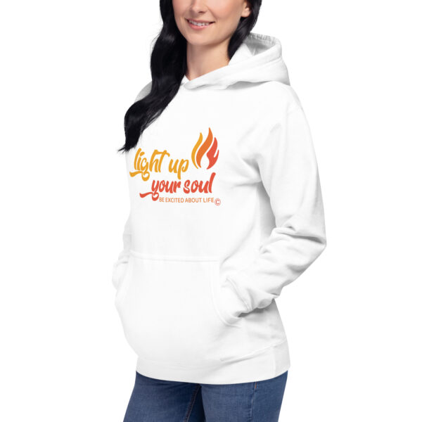Light Up Your Soul Unisex Premium Hoodie - Image 3