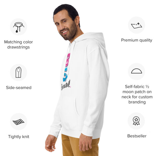 Be Excited Unisex Premium Hoodie - Image 3