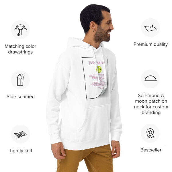 Twice the Love Unisex Premium Hoodie - Image 2