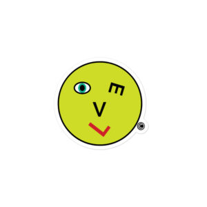 Love Smiley Face stickers