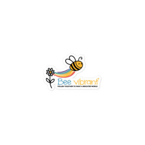 Bee Vibrant Bubble-free stickers