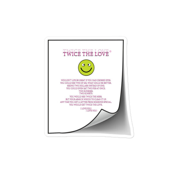 Twice the Love stickers - Image 2