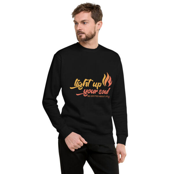 Light Up Your Soul Unisex Premium Sweatshirt - Image 6