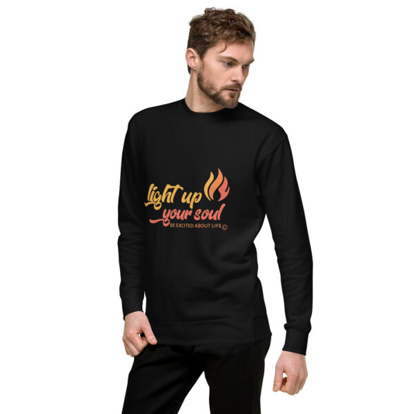 Light Up Your Soul Unisex Premium Sweatshirt - Image 8
