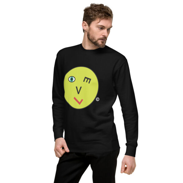 Love Smiley Face Unisex Premium Sweatshirt - Image 8
