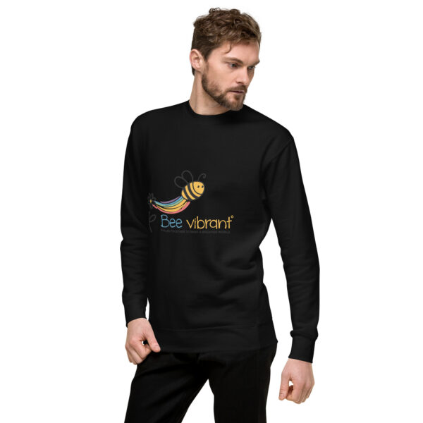 Bee Vibrant Unisex Premium Sweatshirt - Image 8