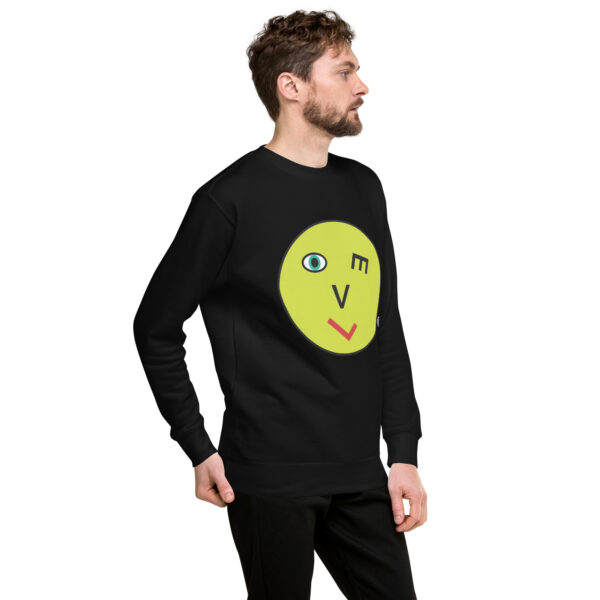 Love Smiley Face Unisex Premium Sweatshirt - Image 10
