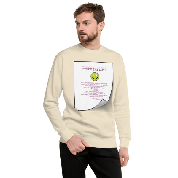 Twice the Love Unisex Premium Sweatshirt - Image 51