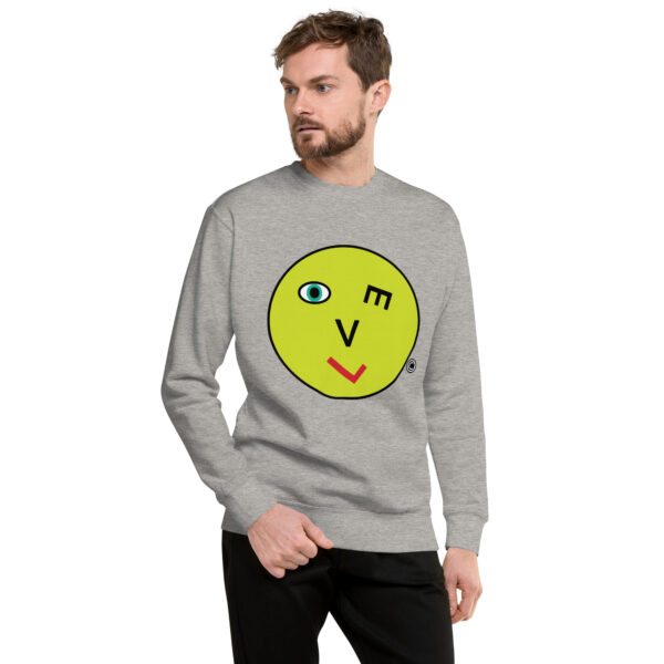 Love Smiley Face Unisex Premium Sweatshirt - Image 46