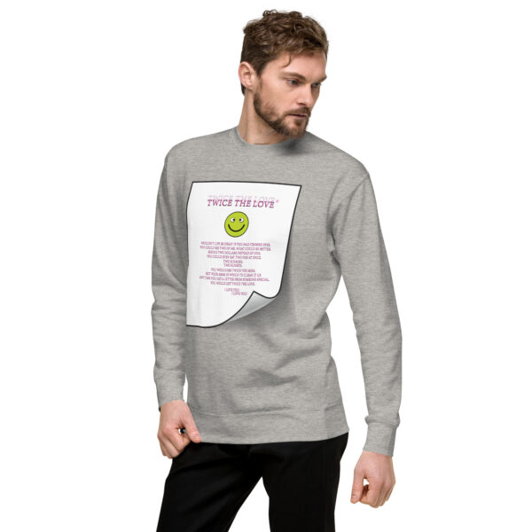 Twice the Love Unisex Premium Sweatshirt - Image 48