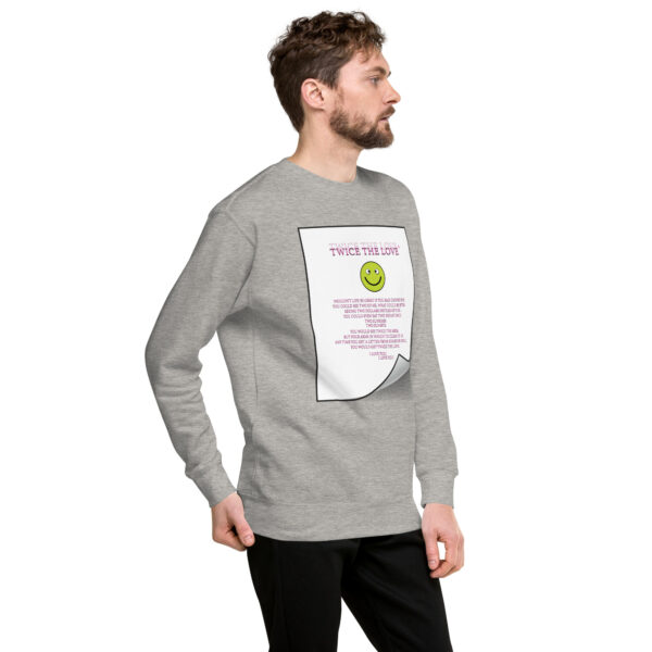 Twice the Love Unisex Premium Sweatshirt - Image 50