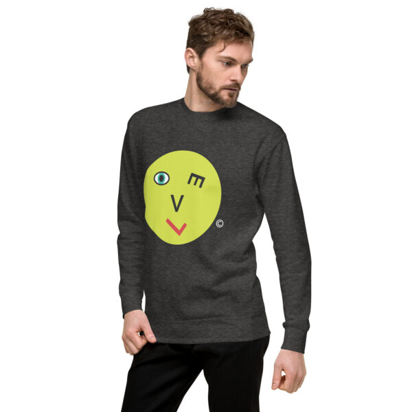 Love Smiley Face Unisex Premium Sweatshirt - Image 18