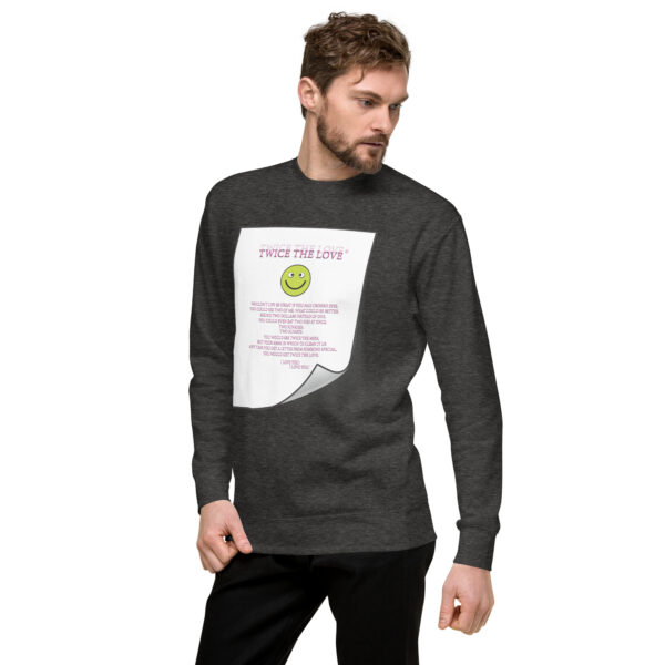 Twice the Love Unisex Premium Sweatshirt - Image 18