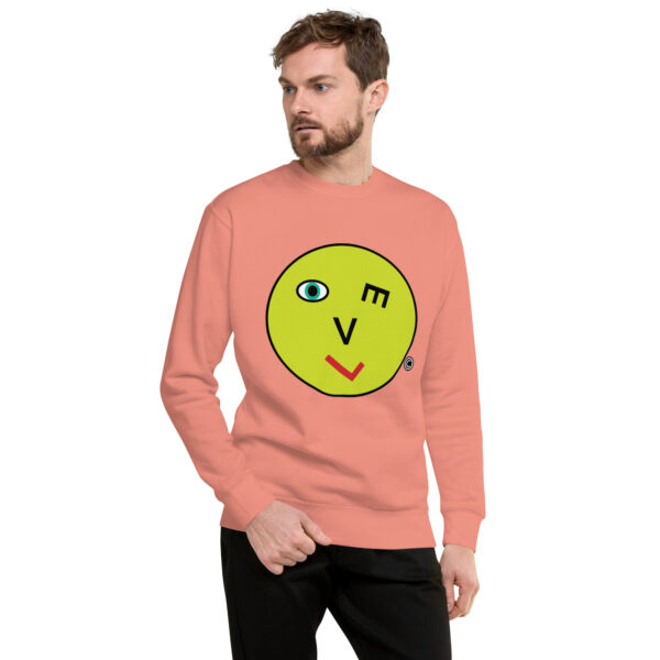 Love Smiley Face Unisex Premium Sweatshirt - Image 41