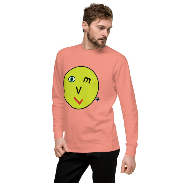 Love Smiley Face Unisex Premium Sweatshirt - Image 43
