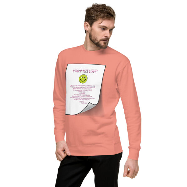 Twice the Love Unisex Premium Sweatshirt - Image 43