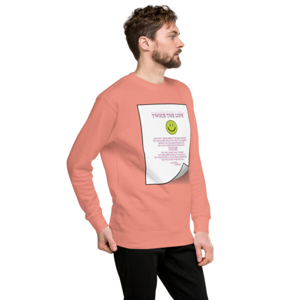 Twice the Love Unisex Premium Sweatshirt - Image 45
