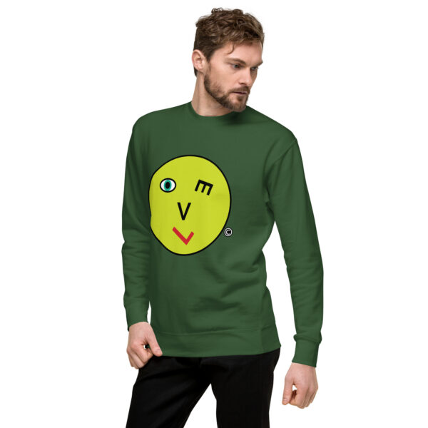 Love Smiley Face Unisex Premium Sweatshirt - Image 33